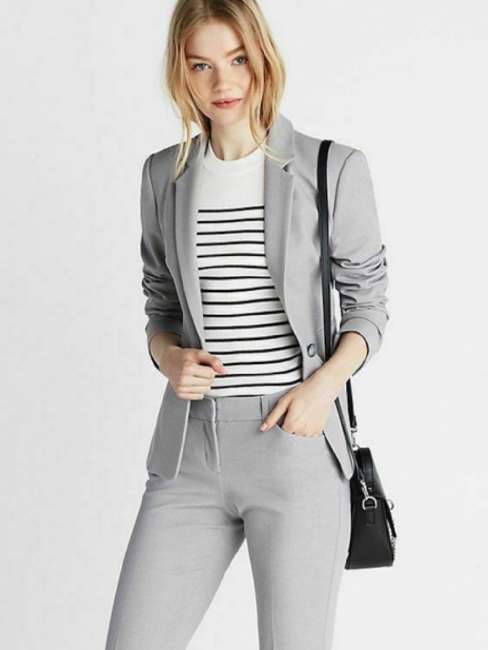 Express Studio Stretch Blazer